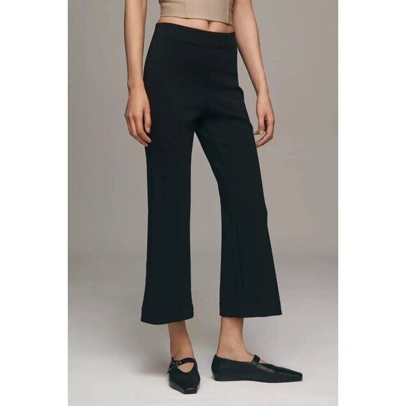The Margot Kick-Flare Cropped Pants by Maeve: Textured Edition M - Picture 4 of 4